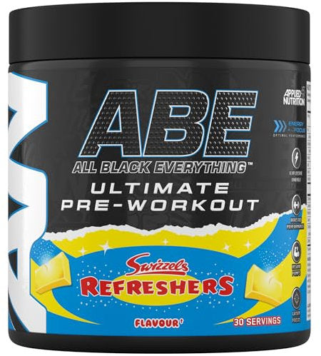 ABE Pre-Workout Booster Applied Nutrition (375g) - Swizzle Refreshers Lemon