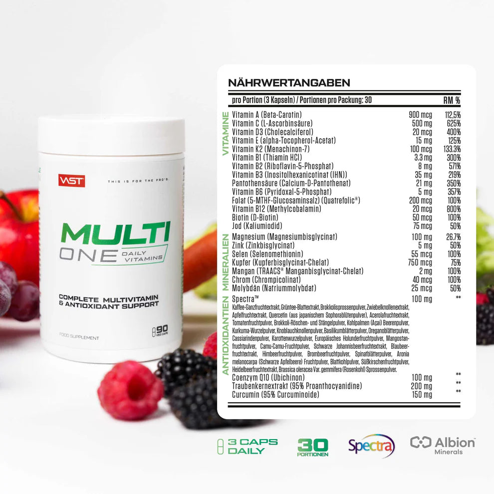 MULTI ONE ALL IN ONE VITAMIN & MINERAL KOMPLEX